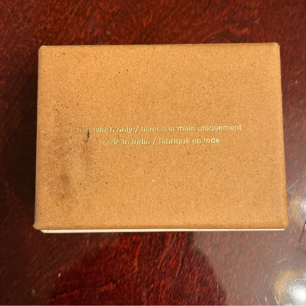 New! West Elm Modern gold salt and pepper shaker NIB